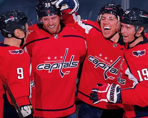 Ice Hockey Washington Capitals Players Paint By Numbers - Painting By ...