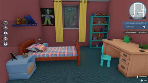 Bart Simpson's bedroom as close as I could get it. Sorry if it has already been done I'm new ...