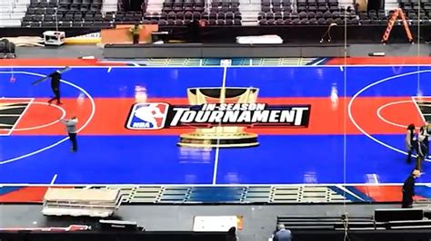 NBA Reveals Court Design For In-Season Tournament Semifinals, Finals ...