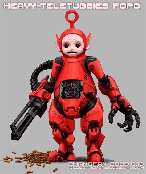 OK - I *have* to do this - 'Heavy Teletubby' by Zhangfan | Diseño de ...