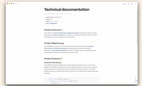 Free Technical Documentation Template | Slite.com