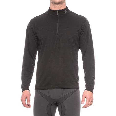 Polarmax Dry Performance Mens Long Sleeve Crew Shirt with Four-Way Stretch Team Sports Sports ...