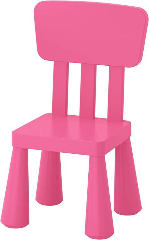 Ikea Mammut Kids Indoor/Outdoor Children's Chair, Pink Color - 1 Pack: Children's Furniture ...