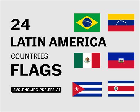 38 latin american flags printable - Mangihin.com