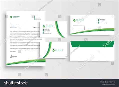 Business Stationery Set Template: Over 96,974 Royalty-Free Licensable Stock Vectors & Vector Art ...