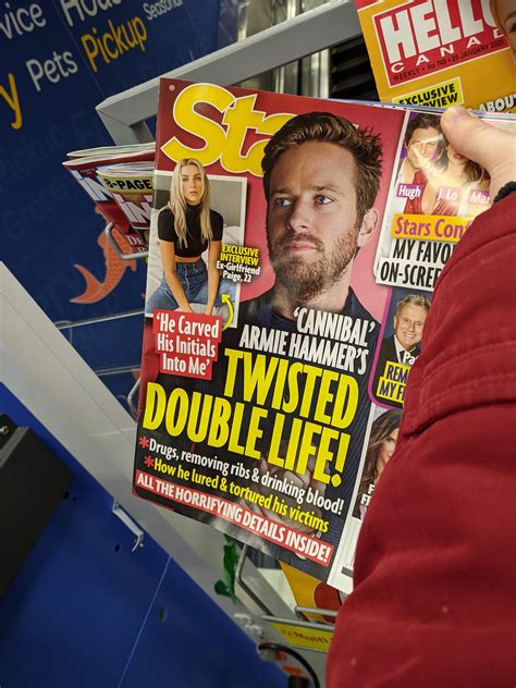 Tabloid cover definitely not sugar coating : r/armiehammerreceipts