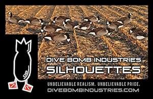 Amazon.com : 1 Dozen Dive Bomb V2 Canada Goose Silhouette Decoys ...