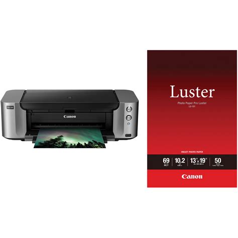 Canon PIXMA PRO-100 Printer with Photo Paper Kit 6228B002 B&H