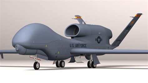 Rq-4a Global Hawk Uav 3d Model