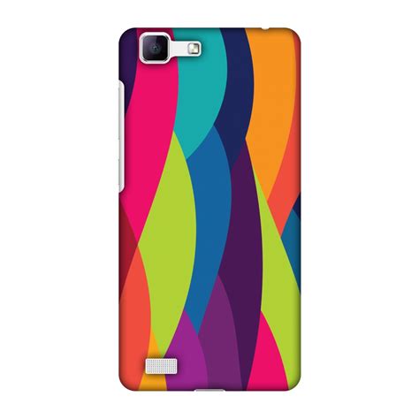 Vivo Y35 Case, Vivo V1 Case - Bold Waves, Hard Plastic Back Cover. Slim ...