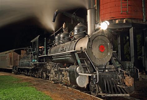 No. 12 at Night | Kahului Railroad No. 12, 1928 Baldwin 2-6-… | Flickr