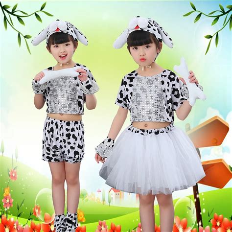 kids costume dog dancewear girls boy kids dance costume dog-in Mascot from Novelty & Special Use ...