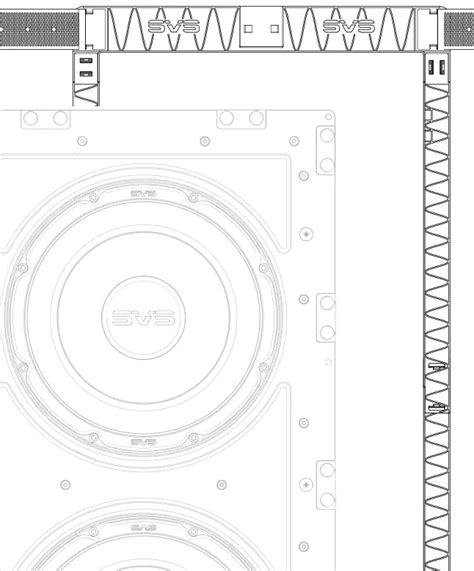 SVS 3000 In Wall Subwoofer Pre Construction Kit Installation Guide