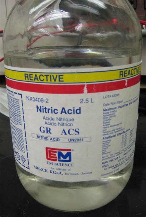 Amazing Rust.com - Nitric Acid