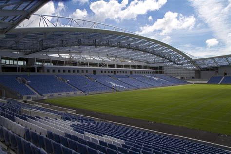 East stand of the Amex Community Stadium, viewed from the … | Flickr