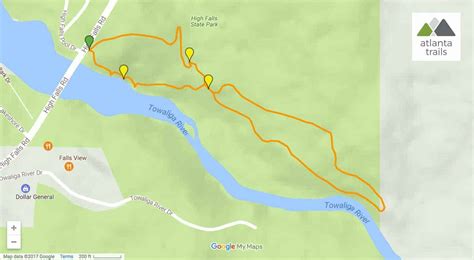 High Falls State Park Map