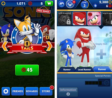 Play at sonic speed with Sonic Dash and Sonic Dash 2: Sonic Boom