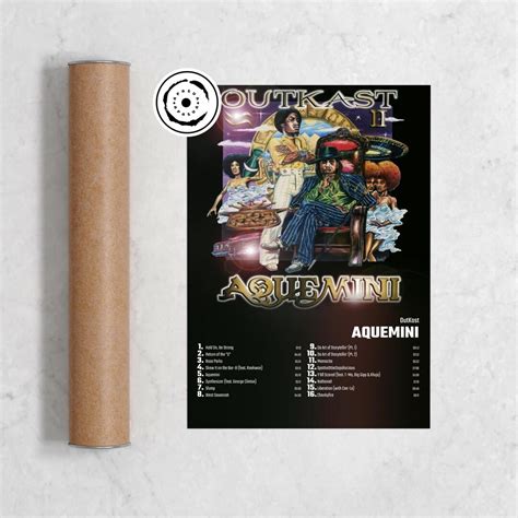 Outkast Aquemini Album Cover Poster Wall Art Semi-gloss - Etsy