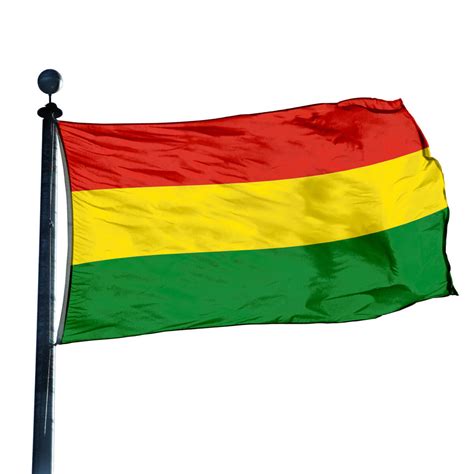 Triple Stripe Flag: Red/ Yellow/ Green | FlagandBanner.com