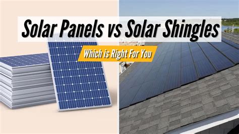 Solar shingles vs. Solar panels