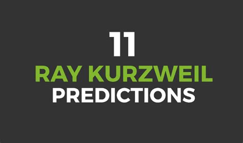 Kurzweil predictions on the future of technology and humanity