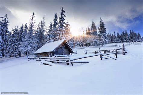 Free Desktop Wallpaper Winter Barn - WallpaperSafari