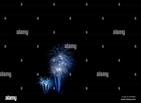 Fireworks display night in London Stock Photo - Alamy