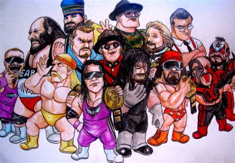 WWE Characters 80s, 90s by VinceArt on DeviantArt | Wwf, Wwe, Wwf superstars