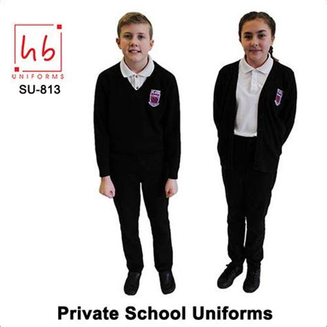 Private School Uniforms Collar Style: Standard at Best Price in Ambala | H&b Kaushik Industries ...