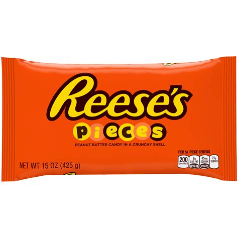 Reese's Pieces Candy Peanut Butter 15 oz