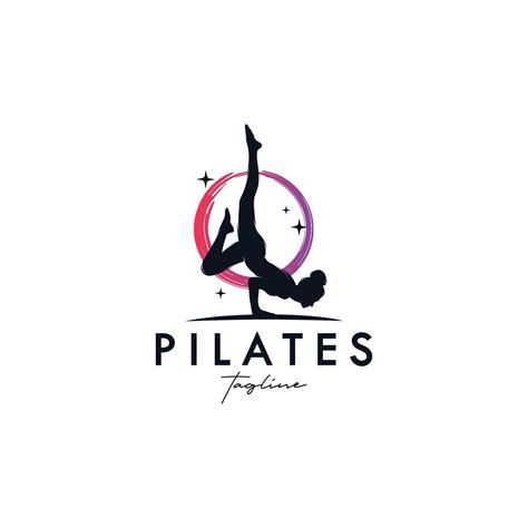 Pilates Yoga Logo Identity design 11155100 Vector Art at Vecteezy