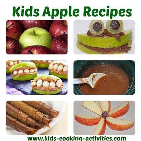 Apple recipes for kids seasonal cooking activities.