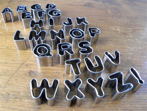 Mini Alphabet & Number Cookie Cutters