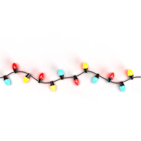 Christmas Light Glows Hd Transparent, Realistic Glowing Colorful ...