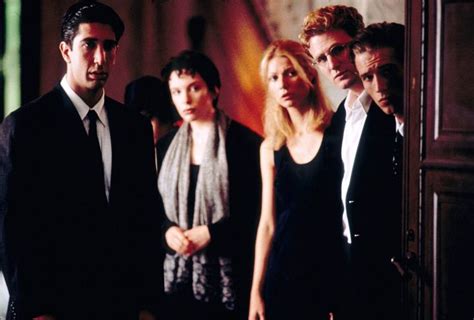 "The Pallbearer" movie still, 1996. L to R: David Schwimmer, Toni ...