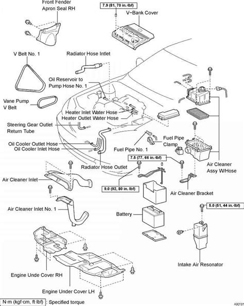 Camry Engine Parts Diagram