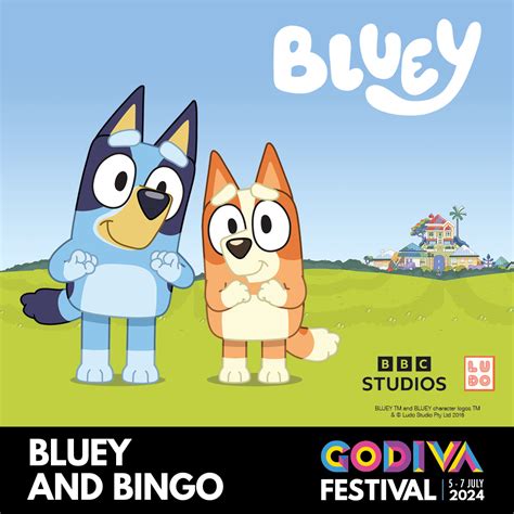 Bluey and Bingo – Godiva Festival | Coventry >> 5 - 7 July 2024