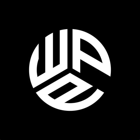 WPP letter logo design on black background. WPP creative initials letter logo concept. WPP ...