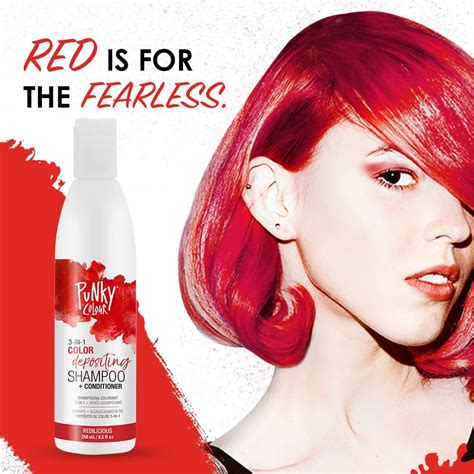 Punky Temporary Hair Color Spray, Cougar Red, Non-Damaging Spray-On ...