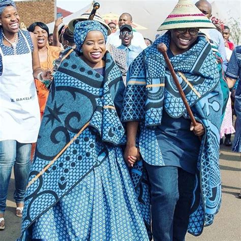 Lesotho bride groom dresses | African wedding attire, African wedding ...