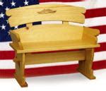 Americana Buckboard Bench Woodworking Plan. - WoodworkersWorkshop