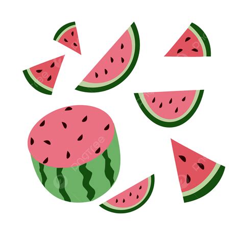 Watermelon Background Cartoon Background Image, Watermelon Clipart, Cartoon Clipart, Vector ...