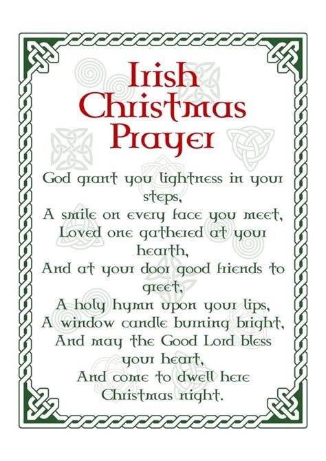 Irish Christmas Blessings, Proverbs and Sayings