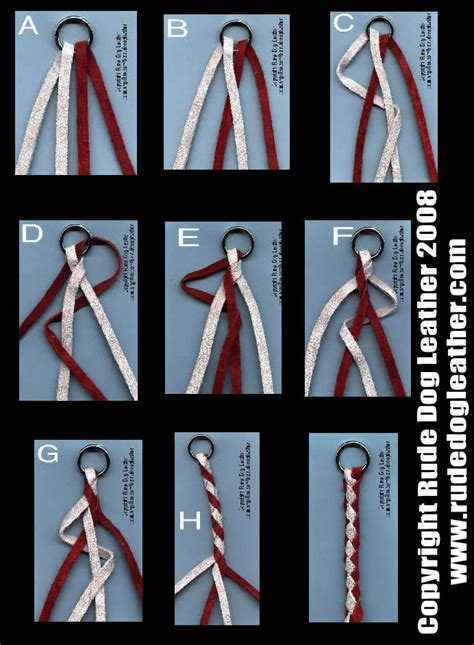 How to make a 4 Cord Braid | Diy braids, Paracord braids, Leather diy