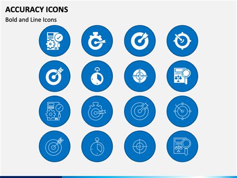 Accuracy Icons for PowerPoint and Google Slides - PPT Slides