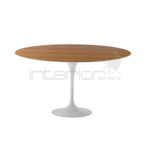 Tulip Table 120cm - Eero Saarinen Replica - Veneer Top - Fiberglass | Dining table, Round ...