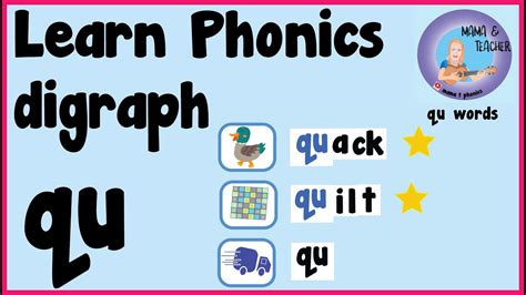 digraphs phonics qu literacy printables for kindergarten and first grade - qu digraph worksheet ...