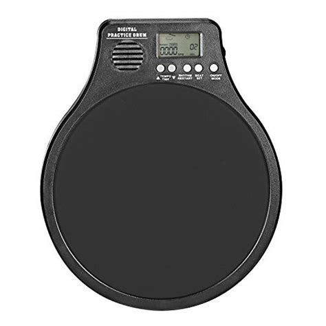 Neewer 3in1 Digital LCD Display Portable Drum Practice Pad Metronome ...