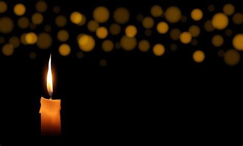 Candles light on bokeh dark background vector illustration for poster, wallpaper | Candles ...