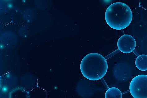 Molecular background nanotechnology psd border | Premium PSD - rawpixel